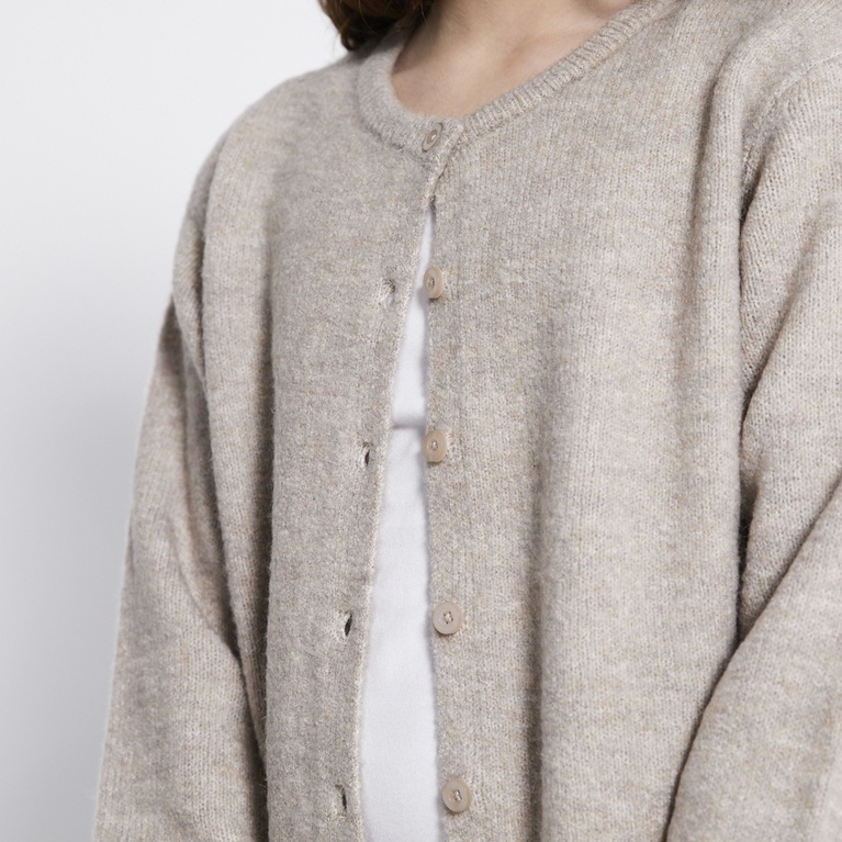 Basic knit cardigan "Audrey star"